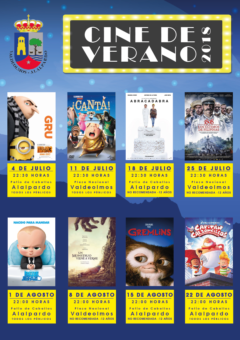 Cine de verano 2018