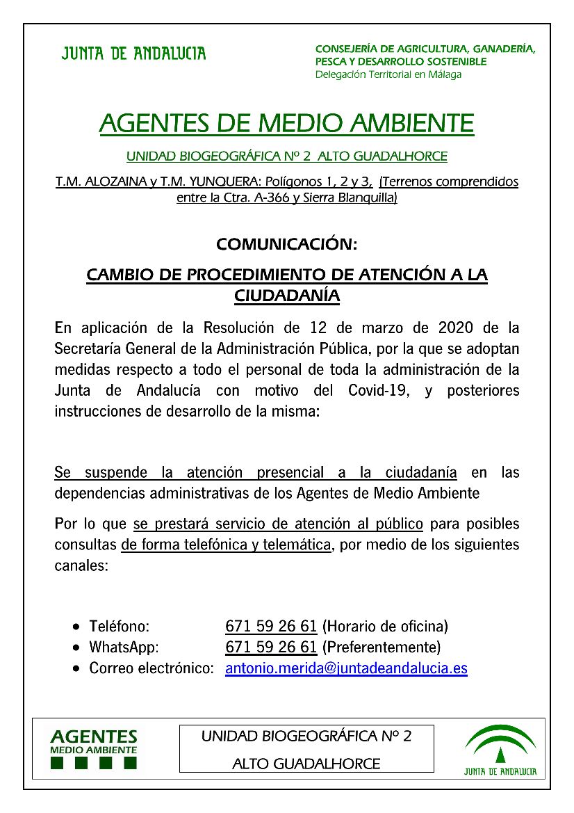 Alozaina Informa Servicio De Comunicacion Via Web Proporcionado Por Bandomovil